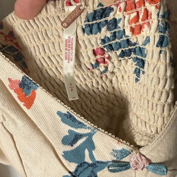 Free People Francesca Floral Print Mini Dress S - Picture 11 of 11